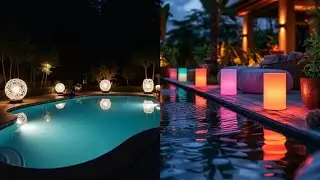 Above Ground Pool Lighting Ideas for Night | Stunning Backyard Pool Lights