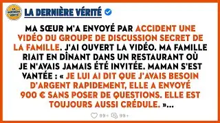 Ma Sœur M'a Envoyé Par Accident Une Vidéo Du Groupe De Discussion Secret De La Famille. J'ai Regardé