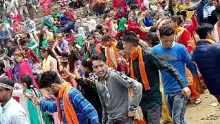 Nov Durga Hagyout mela bhavan pe kharzath dance 2019