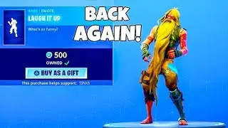 LAUGH IT UP IS BACK..! (NEW item shop) Fortnite Battle Royale