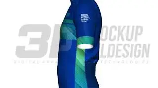 3d Mens cycling jersey Short sleeve (halfzip)