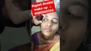 lens fixing.   Braidal  eye lens fixed. #hd make-up #gobichettipalayam #erode #eye make-up