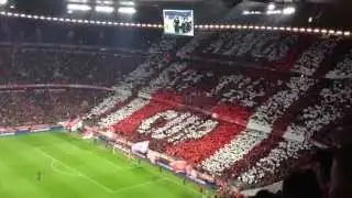Choreografie - CL VF FC Bayern M&uuml;nchen - Manchester United