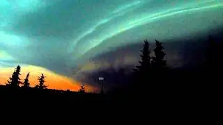 Kurz vor dem schweren Ela Unwetter M&uuml;lheim 09.06.2014