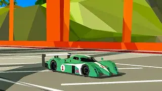 This Low Poly Game has Realistic Physics | Hotshot Racing