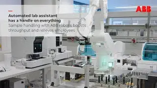 ABB&rsquo;s robots work safely alongside lab staff to boost productivity at MVZ&rsquo;s laboratory in Germany