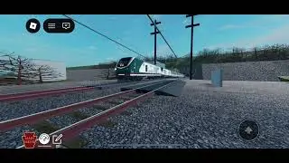 Amtrak Cascade Airo test train passing the North River Tunnel Portal