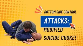 Bottom Side Control Attack - Modified Suicide Choke