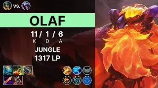 Olaf Jungle vs Talon - 1317 LP Challenger - EUW 15.11
