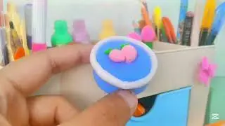  desk makeover✨️🌷| cute and simple | music credit to owner | watch till end plz