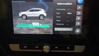 MG ZS EV range with ac and with different drive modes