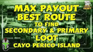 *BEST* Route To Find Loot For MAX PAYOUT In The Cayo Perico Heist GTA Online! (Gather Intel)