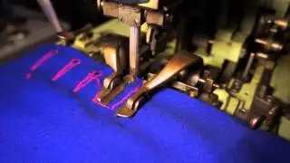 Reece 101 Key Hole Sewing Machine in Action