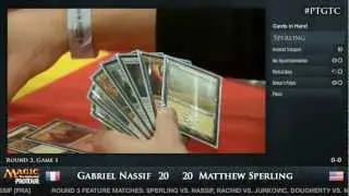 Pro Tour Gatecrash Round 3: Gabriel Nassif vs. Matt Sperling