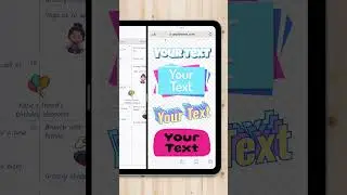 Customizable Stickers for GoodNotes, Noteshelf, Samsung Notes [ part 6 ]