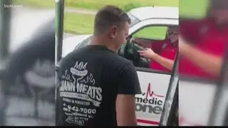 Food truck's dinner delivery going viral