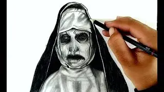 Scary Drawing Valak The Nun