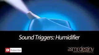 ASMR Humidifier (30mins) ~ Sound Triggers (3D, binaural, ear-to-ear, sleep)