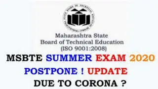 MSBTE SUMMER EXAM 2020 LATEST CIRCULAR UPDATE | UNIT TEST, PRACTICAL EXAM ,SUBMISSION UPDATE [HINDI