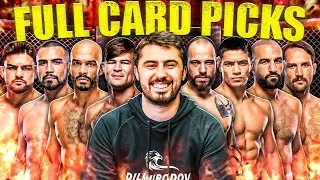UFC Noche Full Card Predictions & Betting Breakdown | Silva vs. Lopes