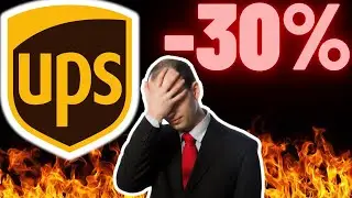 Why Is UPS Stock CRASHING To A 52 Week Low! | Undervalued With 5% Yield? | UPS Stock Analysis! |