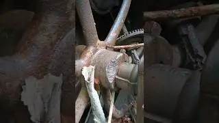 Machine Buried behind industrial area