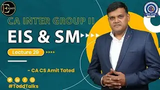 CA INTER | EIS | DAY 29|  CHAPTER - 5 risk and controls for bank FOR NOV-23 | BY CA CS AMIT TATED