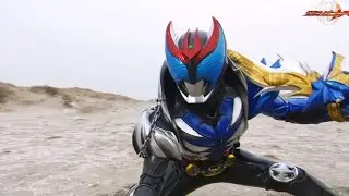 Kamen Rider kiva Garuru Saber Debut Scene 