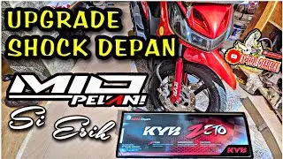 PASANG SHOCK  KYB ZETO MOTOR MIO SPORTY ‼️ UPGRADE SOK DEPAN MIO SPORTY #kyb #miosporty 