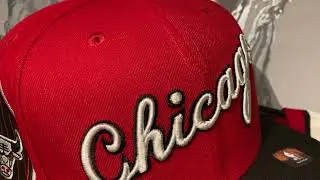New Era NBA Authentics Chicago Bulls City Edition 75th Anniversary Fitted Hat