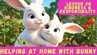 Помощь по дому 🏡с🐰Банни | Уроки осознанной жизни о доброте и ответственности🌸