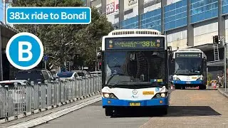 Sydney Transport Vlog 146: Event bus 381x to Bondi Beach