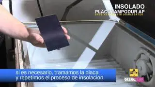 Placa tampogr&aacute;fica de acero Tampodur AP con base acuosa sin disolventes