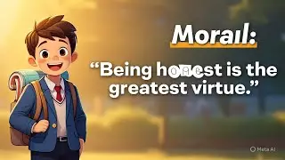 Being Honest Is the Greatest Virtue | Moral Story for Kids  #KinderMoralTales  #MoralStories