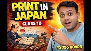 Print in Japan Class 10 | Print Culture and the Modern World | Easy Explanation