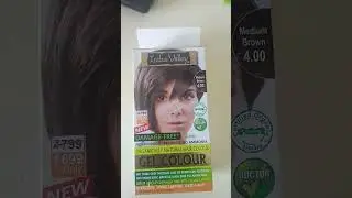 Indus Valley Damage-Free Hair Color Gel - No Hydrogen Peroxide, No Ammonia - Medium Brown #haircare