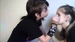 Boyfriend does my makeup and hair