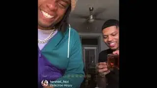 Iamzoie’s IG Live| Drunk with friends Sheik and AJ