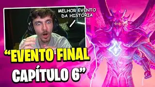 SUETAM se EMOCIONOU com o EVENTO FINAL do CAPÍTULO 6 do FORTNITE!