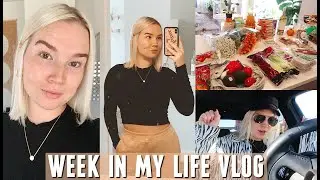 VLOG | my getting ready routine, Trader Joe's grocery haul, & dealing with feeling unmotivated