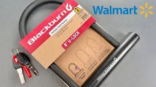 [1406] Худший U-образный замок для велосипеда от Walmart: Blackburn 8 дюймов