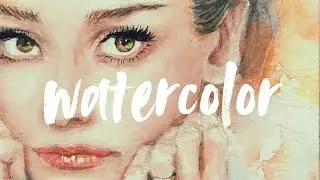 【水彩】Audrey Hepburn【FULL】