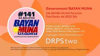 BAYAN MUNA Partylist Paid Radio Ad 2022 30s