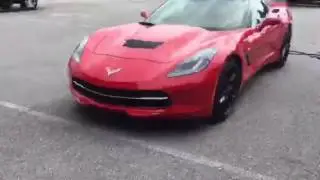 Wheel repair on a Corvette