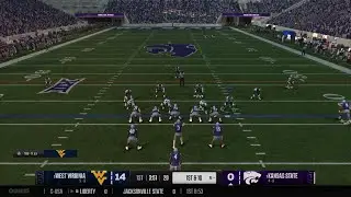 EA SPORTS College Football 25 WVU Dynasty season 4 Big guy with the majestic flip