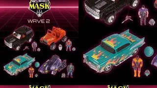 New Mask Wave 2 vehicles action figures revealed Loyal Subjects