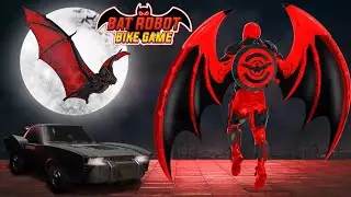 Hero Bat Robot Bike Game #games #gamingchannel #gameplay #herobatrobot