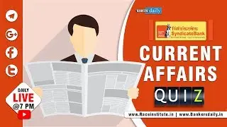SYNDICATE BANK | CA QUIZ | 22 FEB 2018 | Mr. Jack & Naresh | Live