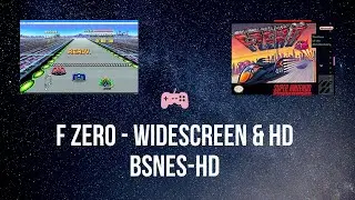 F Zero | SNES | Widescreen and HD on bsnes-hd!