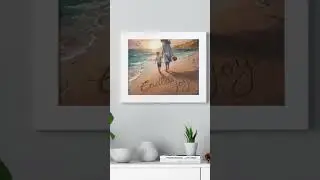 Endless Joy: A Mother's Day Sunset Stroll Framed Horizontal Poster #shorts #frame #mothersday